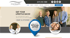 Desktop Screenshot of newhealthchiro.com