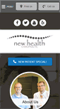 Mobile Screenshot of newhealthchiro.com